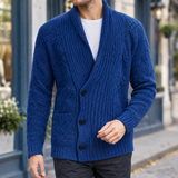 Thaddeus Shawl Cardigan - Dark Blue
