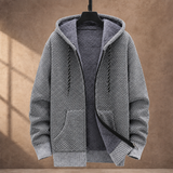 Zachary Hooded Jacket - Light Gray