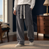 Alphonse-Ellis Straight Leg Pants - Black-gray