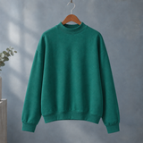 Philippa-Belle Mock Neck Sweatshirt - Green