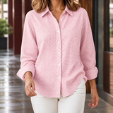 Hyacinth-Lane Collared Shirt - Pink