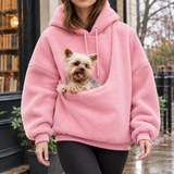Talia-Mae Fleece Pet Hoodie - Pink