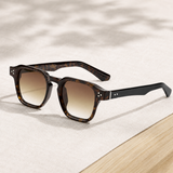 Orson Retro Sunglasses - Tortoiseshell Brown