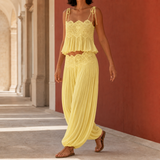Xenia-Louise Lace Set - Yellow