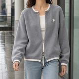 Bridget-Eve Double Zip Jacket - Gray Premium