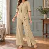 Alice-Claire Relaxed Set - Khaki