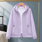 Genevieve-Rose Hooded Jacket - Light Purple
