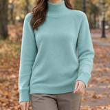 Anouska-Rae Turtleneck Sweater - Clear Water Green