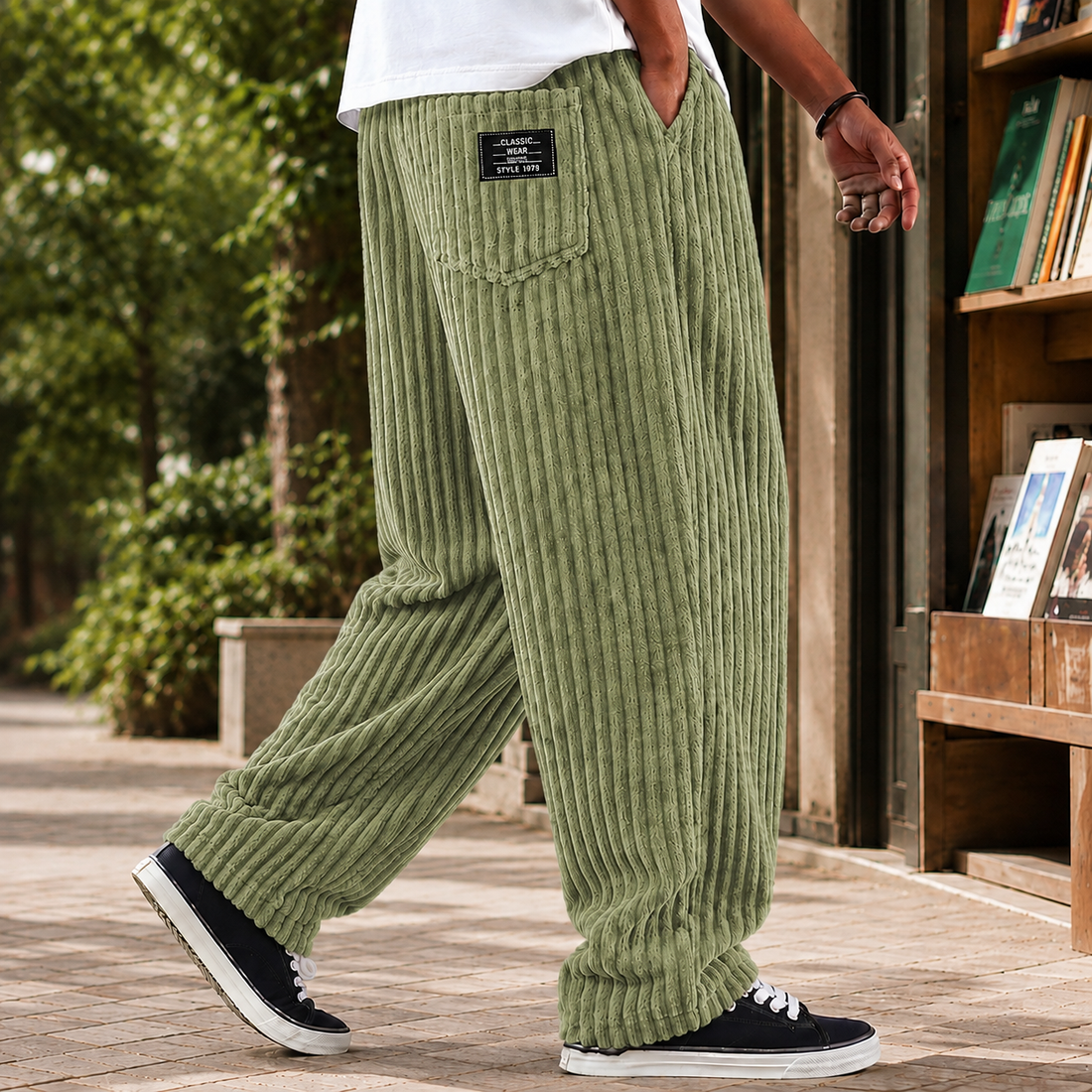 Rafferty Relaxed Pants - Army Green