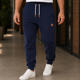 August Tapered Joggers - Navy Blue