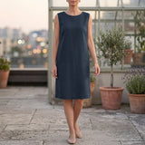 Amelie Shift Dress - Navy