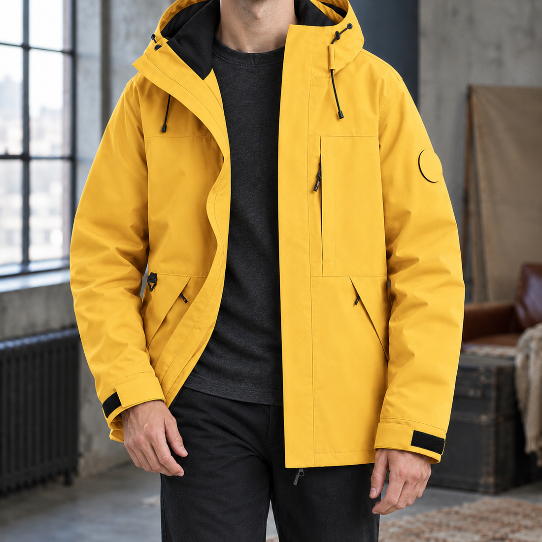 Lucas Utility Jacket - Maple Leaf Yellow