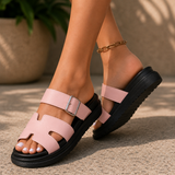 Adami Buckle Sandals - Pink