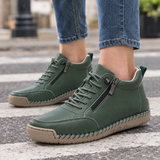 Ascoli Hand-Stitched Sneakers - Dark Green