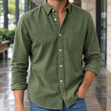 Ramsey-Ellis Chest Pocket Shirt - Army Green