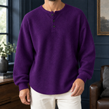 Brett Relaxed Waffle Top - Purple