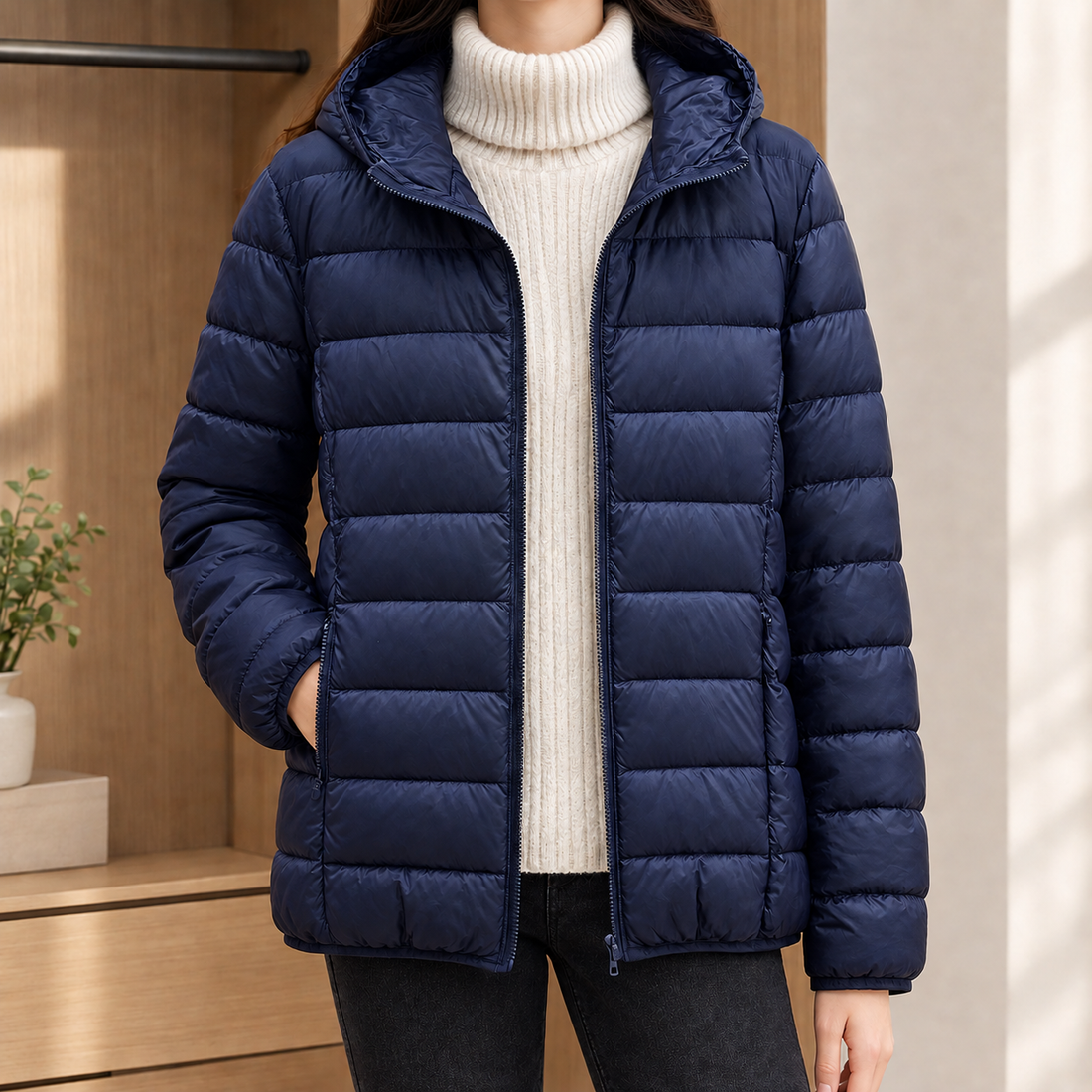 Pomeline Cashmere Jacket - Navy Blue