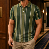 Holden Striped Polo - Olive