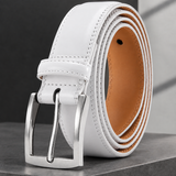 Angelini Leather Belt - White