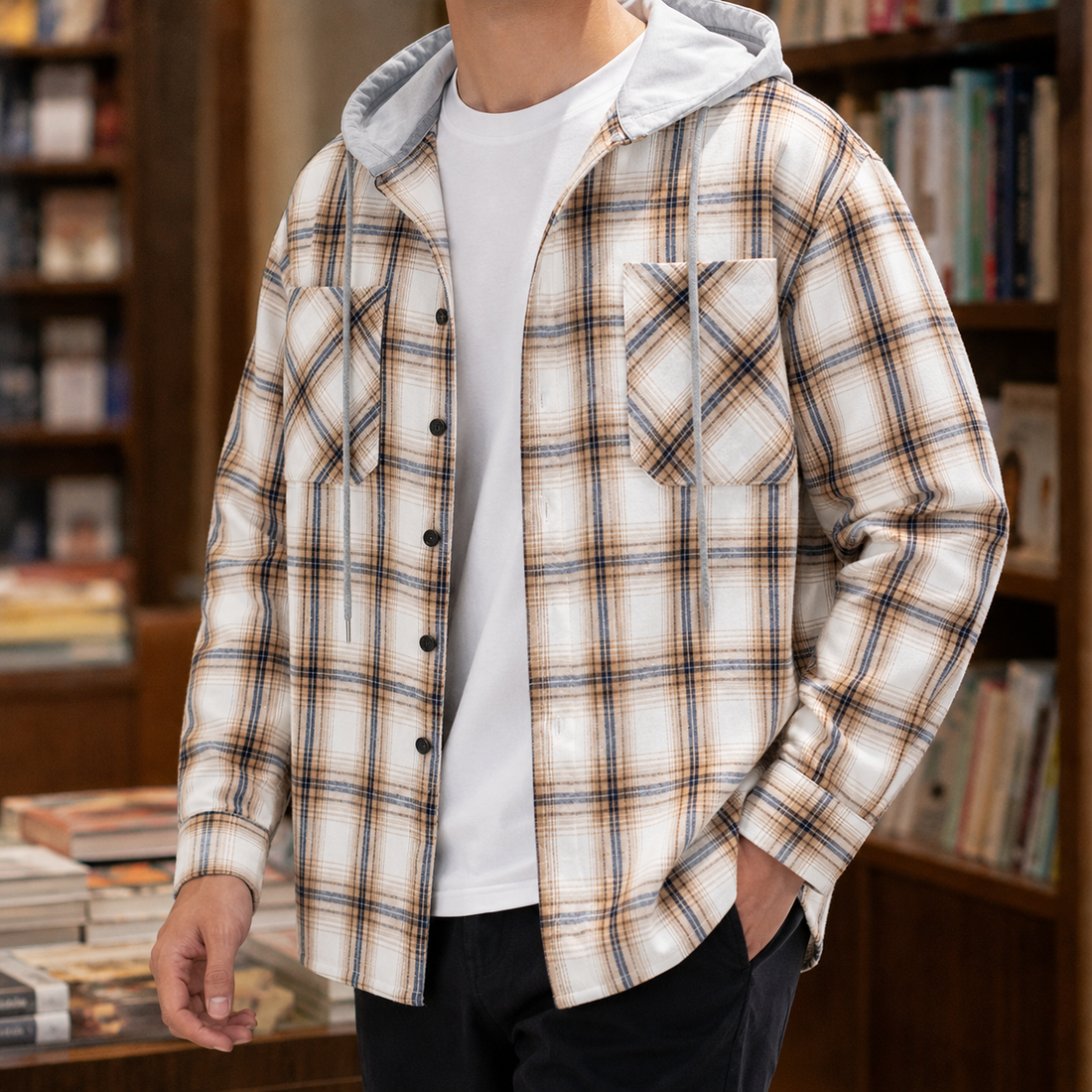 Remy Hooded Jacket - Yellow