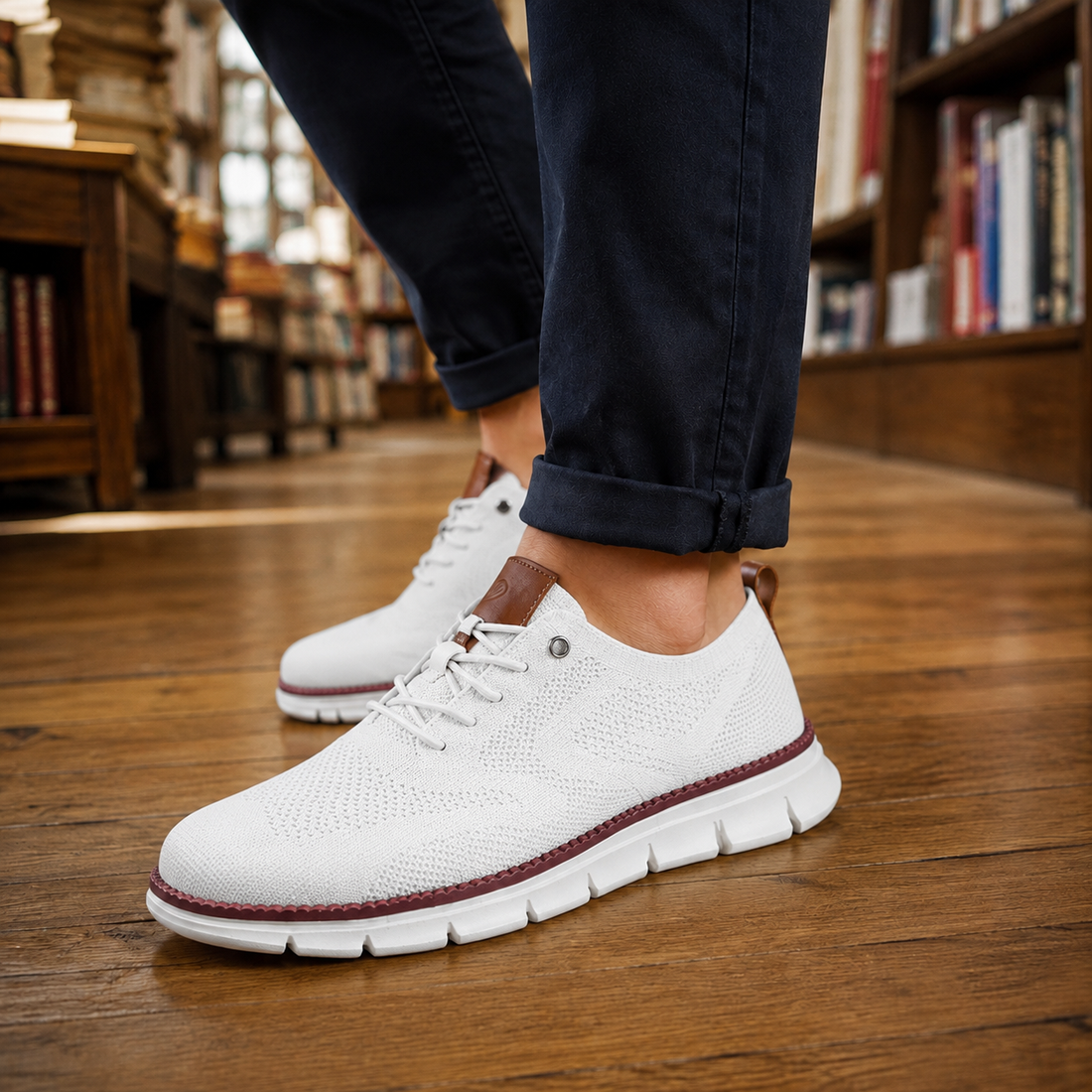 Nardini Knit Sneakers - White
