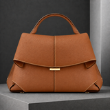 Positano Leather Handbag - Brown
