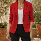 Sonia Tailored Blazer - Red