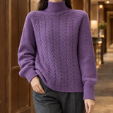 Isabeau-Hope Cashmere Sweater - Purple