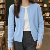 Katherine Pearl Cardigan - Blue