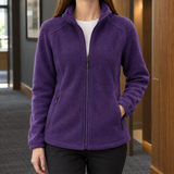 Bridget Stand Collar Jacket - Dark Purple