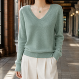 Livia Cashmere Sweater - Sage Green