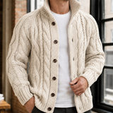 Anders Cable Knit Sweater - Beige