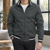 Jake Ribbed Jacket - Dark Gray