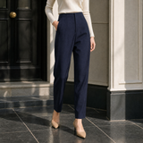 Imogen-Rae Tailored Pants - Navy Blue