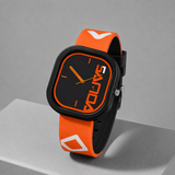Cromwell Square Watch - Black Orange