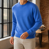 Florian Crew Neck Sweater - Bright Blue O