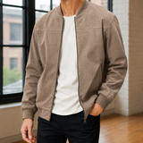 Conrad Suede-Look Jacket - Brown