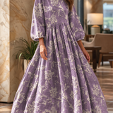 Tessa-Louise Gathered Maxi Dress - Lyqcc–tc34–016
