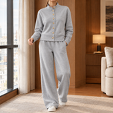 Catriona-Grace Wide Leg Set - Gray