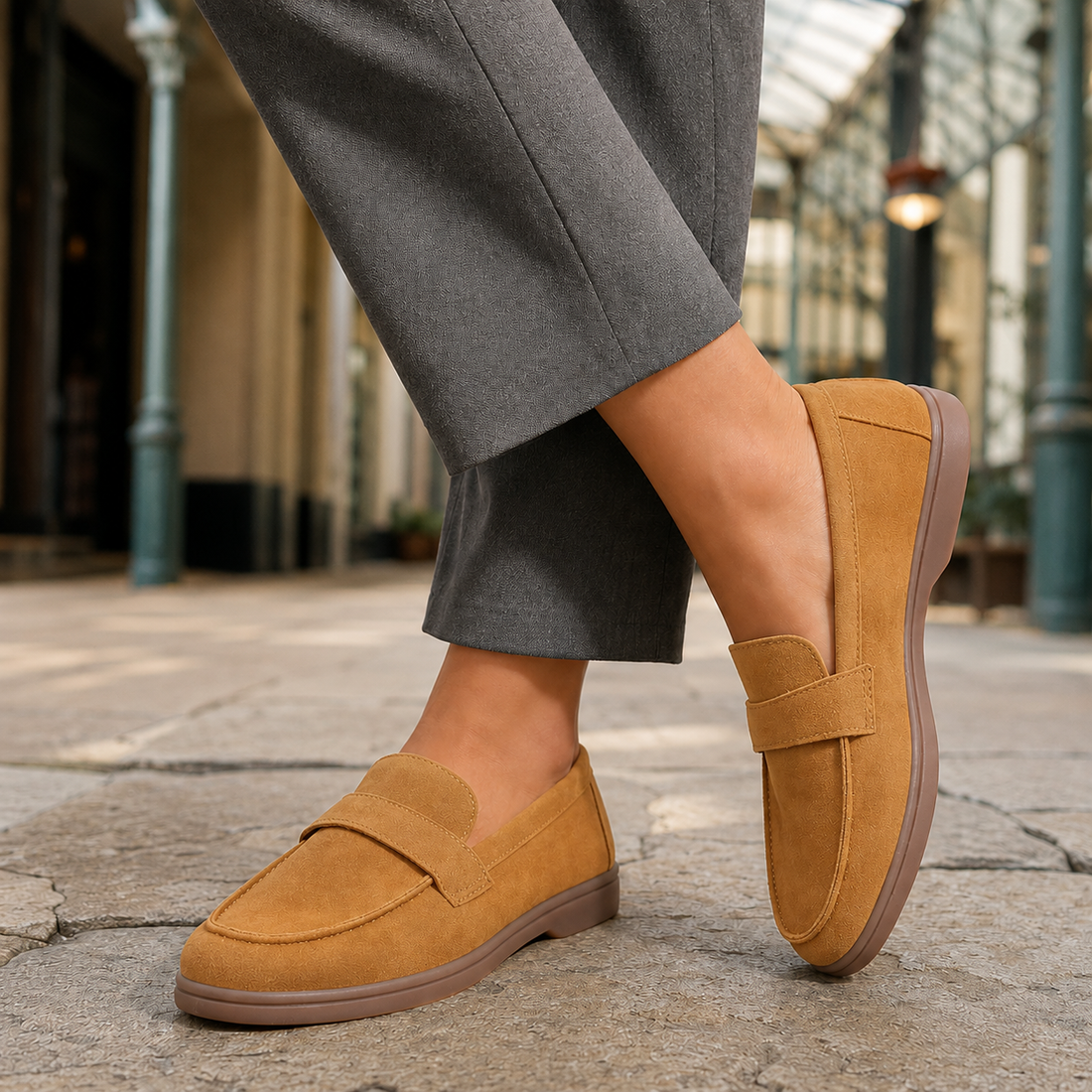 Martelli Penny Loafers - Dark Yellow