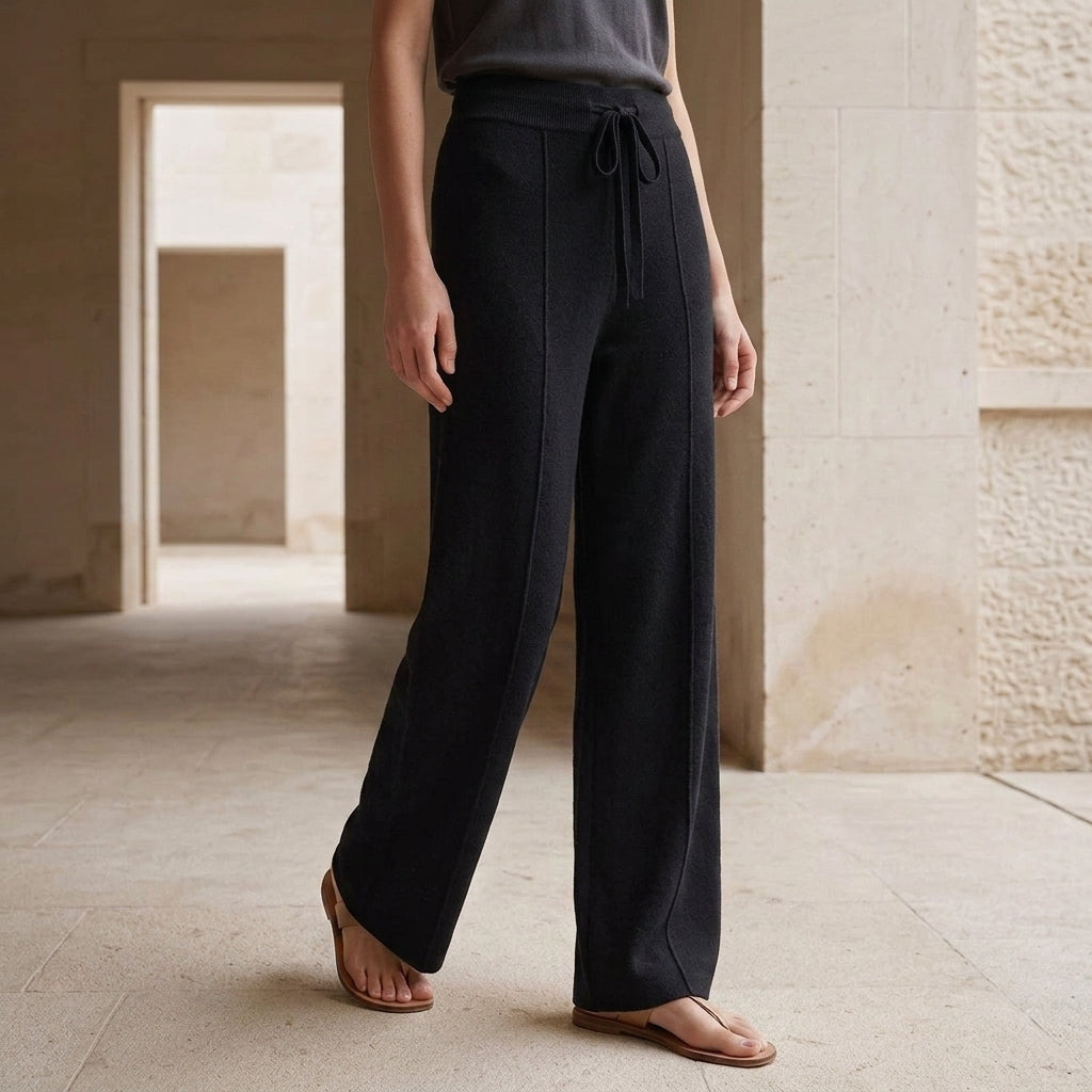 Florence Wide Leg Pants - Black