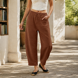 Winona Barrel Pants - Coffee