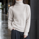 Emmeline-Elise Cashmere Sweater - Light Beige