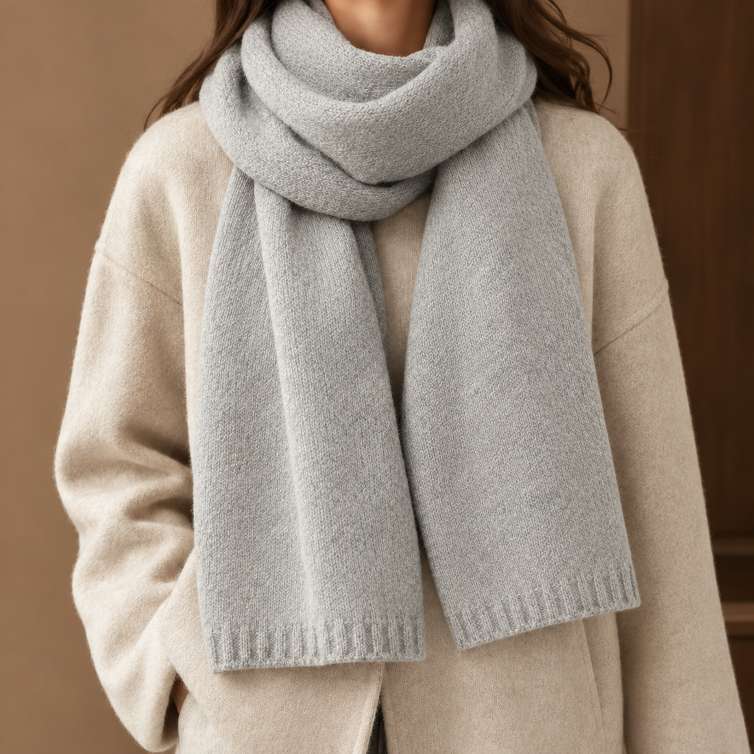 Blackwood Cashmere Scarf - A-gray