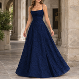 Lena Floral Maxi Dress - Dark Blue