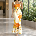 Orange Floral