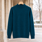 Half-high Collar Ha Blue