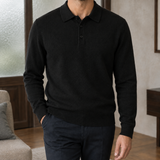 Fulbert-Ellis Polo Sweater - Black