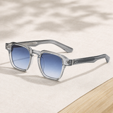Orson Retro Sunglasses - Clear Gray