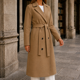 Chiara Belted Overcoat - Khaki